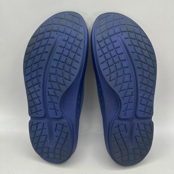 OOFOS OOahh Sport Recovery Slides Sandals Shoes Mens Size 7 Blue Gray Comfort main image 8